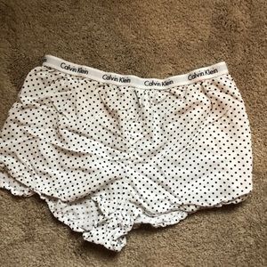 Calvin Klein sleep shorts